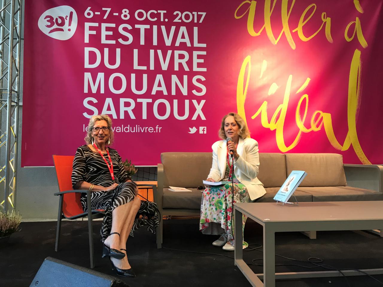Interview avec Lorene MAJOU au Festival du Livre de MOUANS SARTOUX 2017