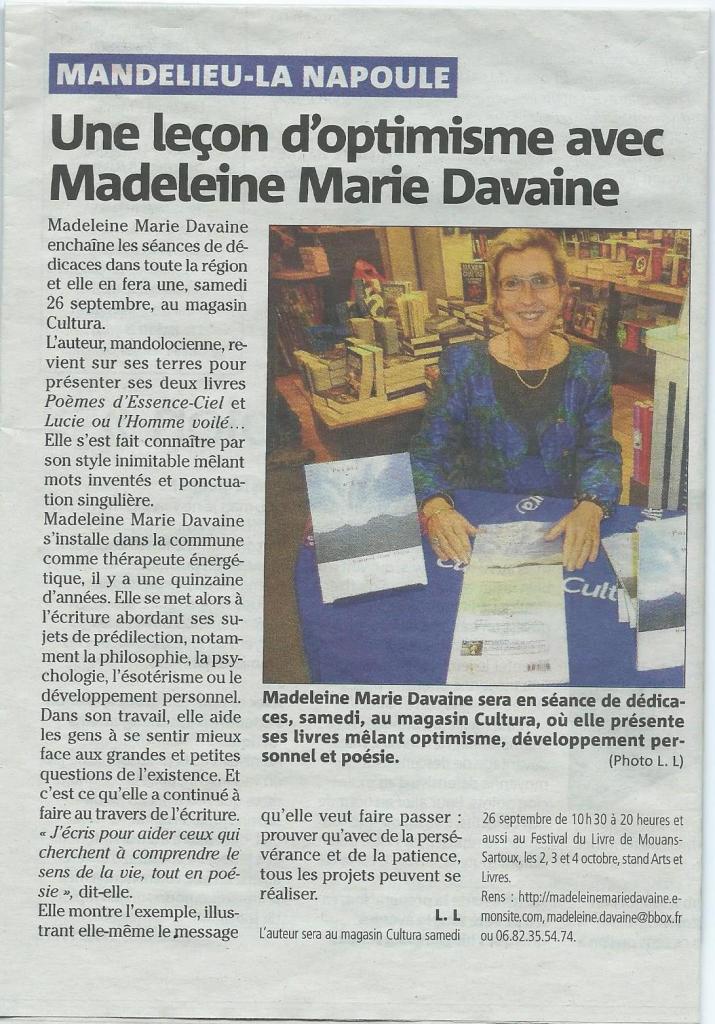 Nice Matin          25 Sept 2015