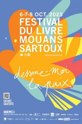 Affiche Festival du Livre de MOUANS SARTOUX 2023