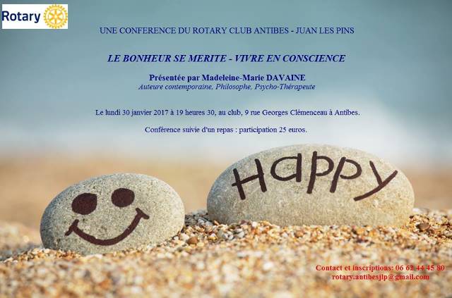 Conference au rotary club d antibes juan les pins 20170131